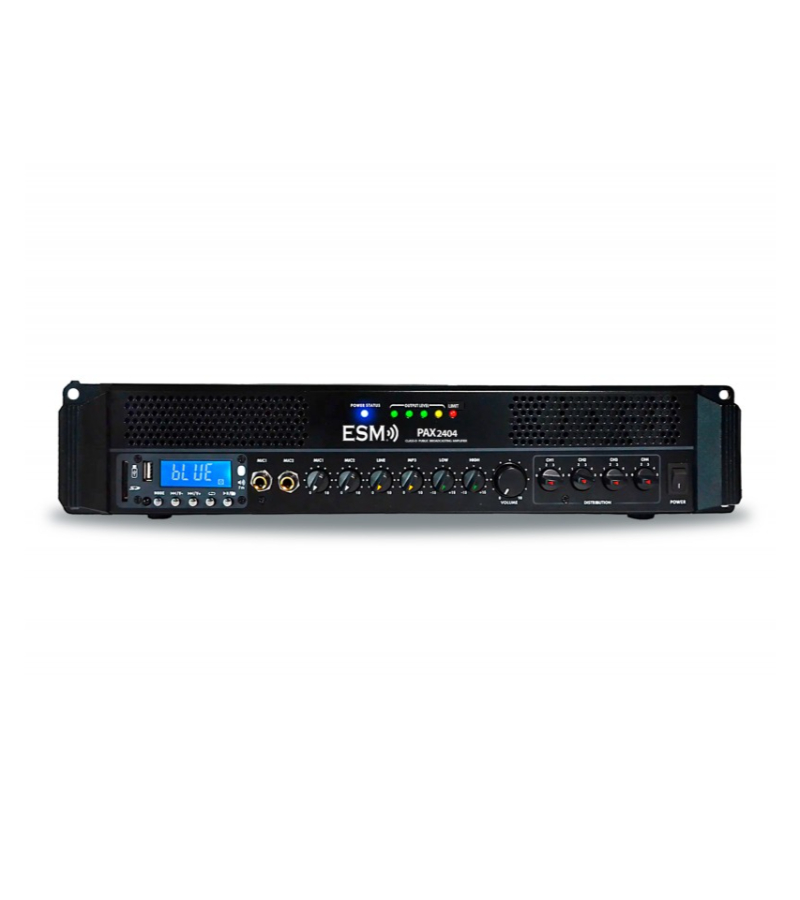 ESM-PAX2404 AMPLIFICADOR DE AUDIO 240W - Imagen 1