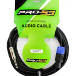 CABLE PARA BOCINA SPEAKON A 1/4 MONO 25FT