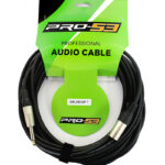 CABLE PARA MICROFONO CANON MACHO A 1/4 MACHO 30FT
